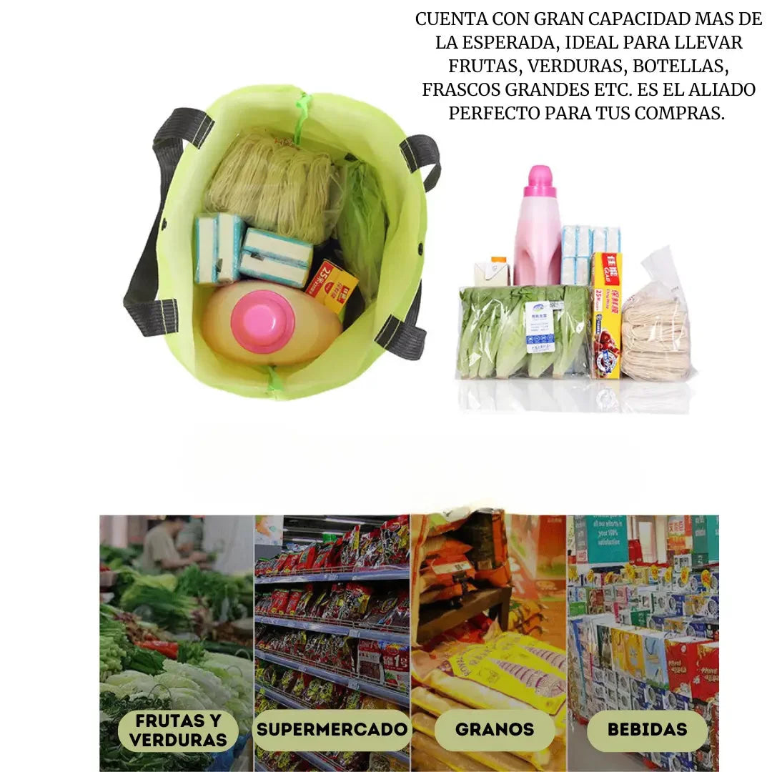 Bolso Plegable Con Ruedas (2 en 1)